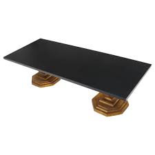 Alibaba.com is a true source of the finest explore the wide spectrum of slate top coffee table options on alibaba.com and save money while purchasing them. Hollywood Regency Faux Gold Gilt Base Solid Slate Top Coffee Table Soho Treasures