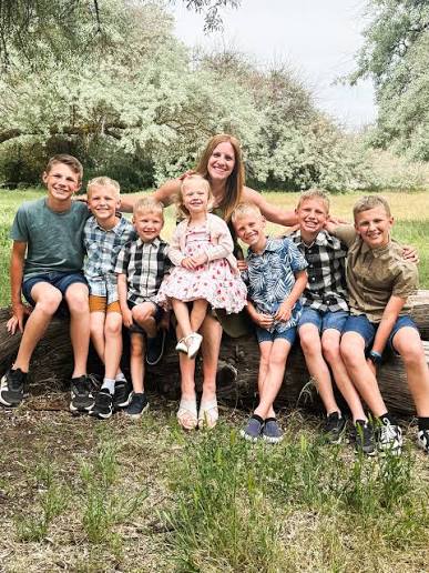 I love seeing us grow the years ?? Happy Mother's Day friends! Each year I  get the same picture with our children…and it's my favorite to look back  over the years (swipe)!