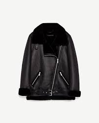 Zara Dan 8 Biker Ceket Resmi Zara Biker Jacket Fur Leather Jacket Biker Jacket