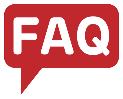 Free Vectors | FAQ icon red