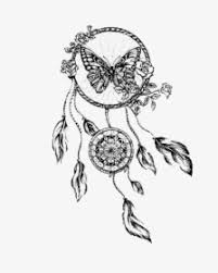 Good dreams are sure to come along if you hang a dream catcher above your bed. Bird Ideas Line Animals Tattoos Scorpio Freetoedit Butterfly Dream Catcher Tattoo Hd Png Download Kindpng