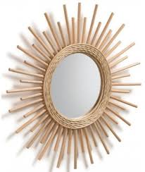 Maybe you would like to learn more about one of these? Livra Gold Colored Rattan Mirror Modern Design