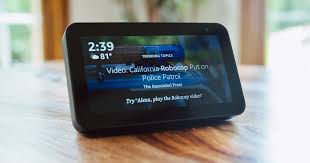 Enable the ring skill in the alexa app, and link the devices. Amazon Echo Show 5 Review This New 5 Inch Alexa Display Costs Under 100 Makes Smarter Alarm Clock Cnet