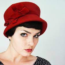 Red Vintage Hat By Thevintagecloset On Etsy Hats Vintage Beautiful Hats Red Hat Ladies