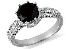 Black Diamond Engagement Rings The Beauty Of Engagement Ring