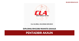 Bhd distributing 100% natural herbal product for wellness. Jawatan Kosong Terkini Cla Global Holdings Pentadbir Akaun Kerja Kosong Kerajaan Swasta