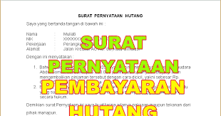 Contoh surat perjanjian pemberian uang sederhana. Contoh Surat Pelunasan Hutang Pengertian Surat Perjanjian Hutang Manfaat Contohnya Dan Cara Membuatnya Simak Cara Membuat Dan Contohnya