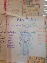 Police Officer Anchor Chart Community Helpers Community