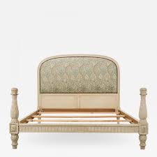 Awesome antique look oak queen bed bedroom furniture ebay via. French 19th Century Louis Xvi Style Carved And Painted Full Bed
