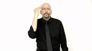 Excuse me in sign language signing: Sad American Sign Language Asl