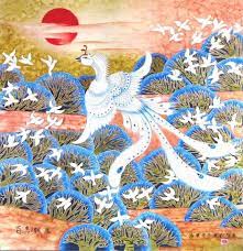 凤阳凤画在全国美术领域中独具一格 它的传承与发展有着重大的历史价值和艺术价值 凤画绘图中的主体凤凰 作为中华民族的图腾 以它 吉祥富贵的寓意 伴随着中华民族的文化流传几千年 它跨越历史 凝聚着中华民族对真善美的追求 art painting