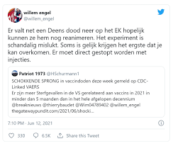 Berichten over willem engel geschreven door detegenpartij00. Johan Derksen Walgt Van Absurde Tweet Willem Engel Over Eriksen