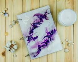 Resin Art Notebook Sketchbook Hand Made Wedding To Order Www Instagram Com Makewaves Art Diy Resin Art Resin Crafts Epoxy Resin Crafts