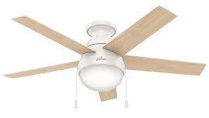 We also made a point to include a. Best Selling Hunter Anslee 2 Light 46 Indoor Flush Mount Ceiling Fan In Fresh White Accuweather Shop