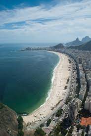 Aerial View Of The Copacabana Beach Rio De Janeiro Brazil Aerial View Copacabana Beautiful Beaches