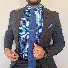 Cornflower Blue Knitted Necktie Bows N Ties Com Mens Suit Style Dapper Outfit Stylish Mens Fashion