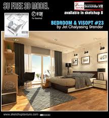 Sketchup Texture Sketchup Model Bedroom