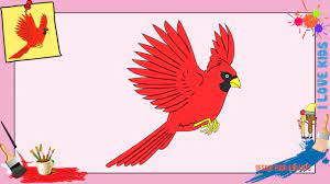 C'est vraiment un oiseau comme on en voit dans les dessins animés : Dessin Oiseau Comment Dessiner Un Oiseau Facilement Pour Enfants Youtube