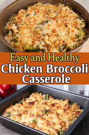 Chicken Broccoli Casserole Recipe Healthy Chicken Recipes Chicken Broccoli Casserole Easy Chicken Recipes