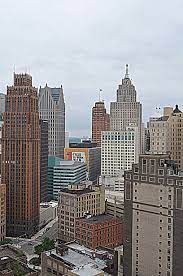 Downtown Detroit Detroit City Detroit Skyline Flint Michigan
