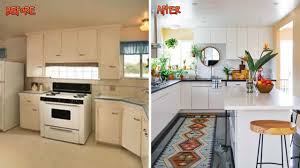 Photograph from before and after: 10 Small Kitchen Remodel Before And After Youtube