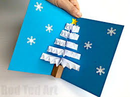Just follow step by step instruction as shown in the video how do i made this, it will be easier for you too. Diy Christmas Pop Up Card Red Ted Art Make Crafting With Kids Easy Fun