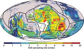 Global Seafloor-Spreading Rates Of Individual Mid-Ocean-Ridge Flanks... |  Download Scientific Diagram