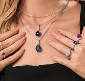 Gem Stone King 925 Sterling Silver Simulated Emerald and Blue Diamond Heart  Shape Pendant and Earrings Jewelry Set For Women (2.42 Cttw, with 18 Inch  ...