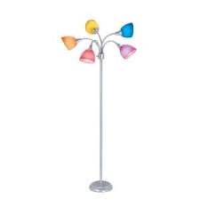 Visit your local at home store to explore and purchase floor lamps products. Hampton Bay 67 In 5 Arm Stainless Steel Floor Lamp 299440 At The Home Depot Silver Floor Lamp Painted Floor Hampton Bay