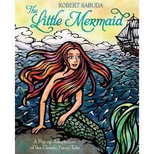 Disney has a number of little mermaid cartoon books. The Little Mermaid By Robert Sabuda Hardcover Target