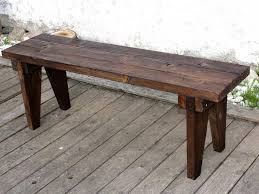 Grandpa Garden Bench Bench Stove Bench Flower Bench Park Bench Kaminbank Fireplace Bench Bank Country House Vintage Handmade Walnut 118 Cm Holzbank Gartenbank Holz