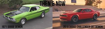 See more ideas about dodge challenger, dodge, challenger. Original 71 72 Dodge Demon V New 2018 Dodge Challenger Srt Demon