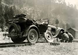 railway tracks in 1920s British Columbia