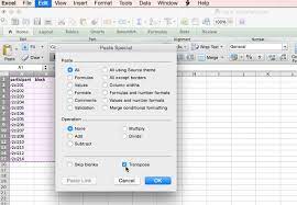 Excel Quick Tips How To Flip Cells Switch Rows Or Columns Excel Column Genealogy Organization