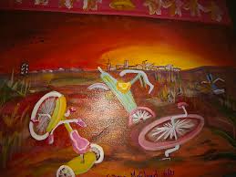 Overturned Tricycles T-Shirt by Dean McCloud