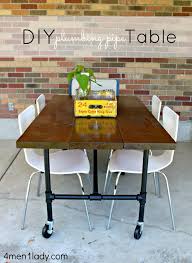 Diy Plumbing Pipes Table Make With Drop Leaf For Patio Or Porch Diy Dining Room Table Diy Dining Room Diy Plumbing