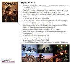 Conan exiles #23580/9921 x64 emu: Conan Exiles V18062 104617 4 Dlcs Multi12 Fitgirl Repack Selective Download From 23 9 Gb Crackwatch