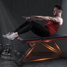 Adjustable Weight Bench Foldable Workout Bench for Home Office Gym, Sturdy  Training Benches Incline Decline Exercise Bench : Buy Online at Best Price  in KSA