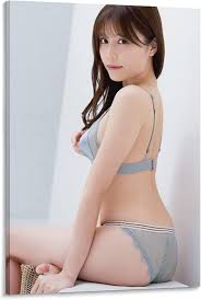 Amazon.co.jp: Decorative Painting Yuka Kohinata Photo Yuka Kohinata Poster Canvas Art Poster Print Picture Living Room Mural Room Bedroom Decor Painting Frame Style 12x18 Inches (30x45cm) : Home & Kitchen