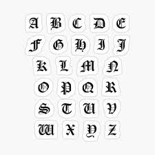 Abcdefghijklmnopqrstuvwxyz is the alphabet in order. Gothic Alphabet Abcdefghijklmnopqrstuvwxyz Baby T Shirt By Onlygoodvibesz Redbubble