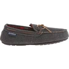 magellan outdoors mens moccasin slippers grey size 7