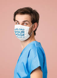 Download Face Mask Mockup Generator Try 15k Mockups For Free Placeit PSD Mockup Templates