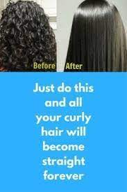 Since hair mousse contains alcohol it will remove some of the moisture from apply styling products to your hair, which will help hold the curls in place longer. Just Do This And All Your Curly Hair Will Become Straight Forever Today I Am Going To Share Curly To Straight Hair Straightening Natural Hair Hair Straightner