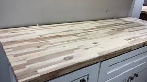Acacia Wood Butcher Block Countertop Video Video Butcher Block Countertops Kitchen Butcher Block Countertops Diy Butcher Block Countertops