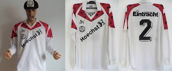Sapanca ultra dağ maratonu koşuldu. Eintracht Frankfurt Matchworn Trikot Hoechst Puma 1988 1989