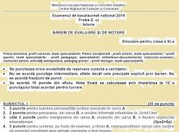 Astazi, elevii au sustin probele la matematica sau istoria. Bac 2016 Subiectul Si Baremul La Istorie Pentru Clasa A Xi A Portal Mytex È™tiri BraÈ™ov