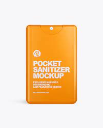 Download Pocket Sanitizer Mockup In Packaging Mockups On Yellow Images Object Mockups