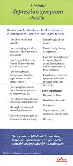 Maybe you would like to learn more about one of these? Depression Checklist Depression Introspection