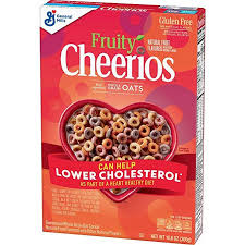 Fruity Cheerios Cereal With Oats Gluten Free 10 6 Oz Healthy Cereal Brands Fruity Healthy Cereal