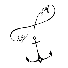 Anchor Love Life Temporary Tattoo Set Of 2 Love Life Tattoo Tattoo Set Life Tattoos
